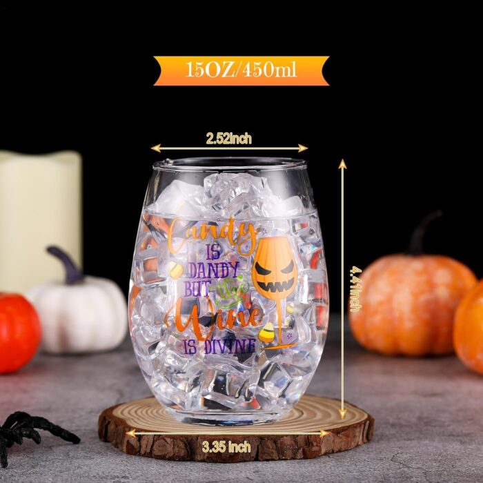 1747316779 set of 6 crystal halloween stemless wine glasses 15oz witches design clear tumblers for drinks ideal for parties and events perfect halloween gifts for men and women 6 set.jpg