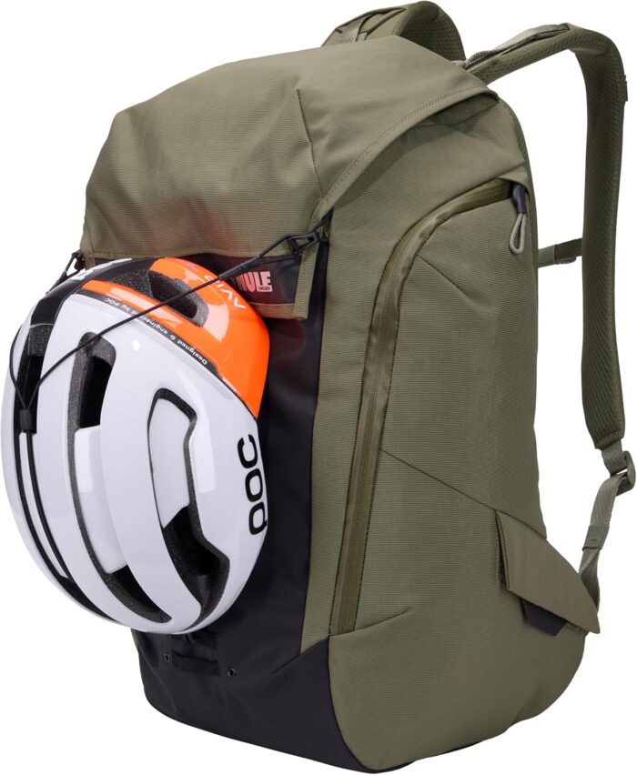 1747316918 thule paramount bike commuter backpack 28l capacity adjustable fit 16 padded laptop sleeve and 11 tablet pocket helmet attachment accessible side phone pocket taillight loop.jpg
