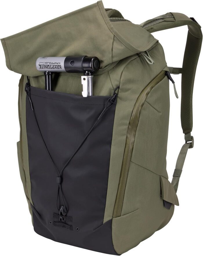 1747316921 thule paramount bike commuter backpack 28l capacity adjustable fit 16 padded laptop sleeve and 11 tablet pocket helmet attachment accessible side phone pocket taillight loop.jpg