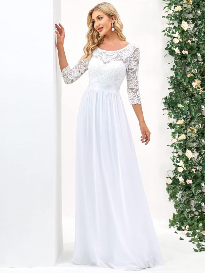 1747317336 ever pretty womens bridesmaid dresses 34 sleeve empire waist maxi mother of the bride dresses 07412.jpg