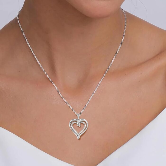 1747322211 jewelili double heart necklace pendant with natural white round diamonds 12 cttw in sterling silver or yellow gold over sterling silver 18 inch cable chain.jpg
