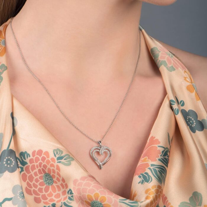 1747322215 jewelili double heart necklace pendant with natural white round diamonds 12 cttw in sterling silver or yellow gold over sterling silver 18 inch cable chain.jpg