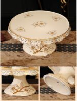 1747324108 high end ceramic tea set with rotatable tray emboss decoration coffee cup set of 6 with teapot.jpg