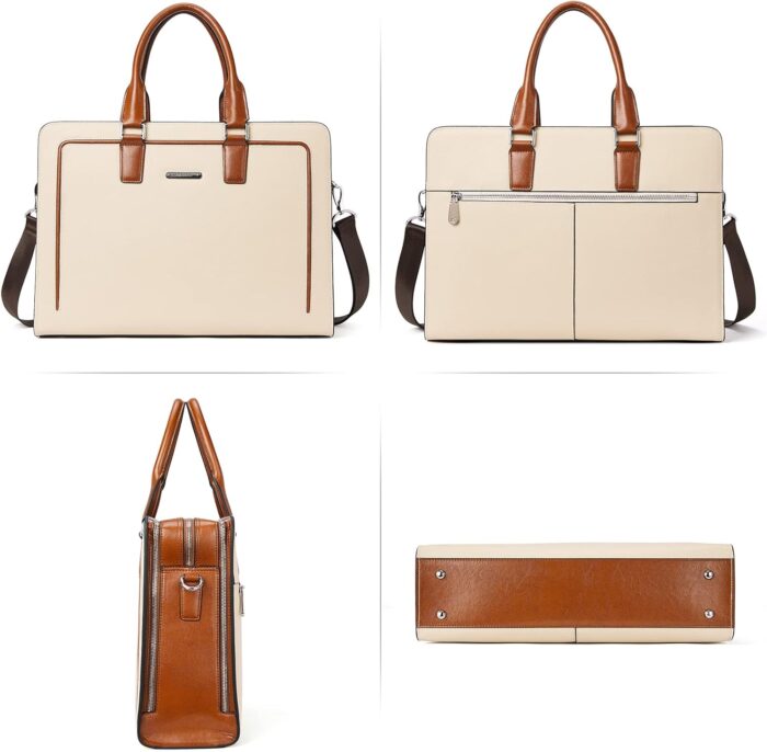 1747334734 bostanten women genuine leather briefcase tote business vintage handbag 15.6 laptop shoulder bag brown.jpg