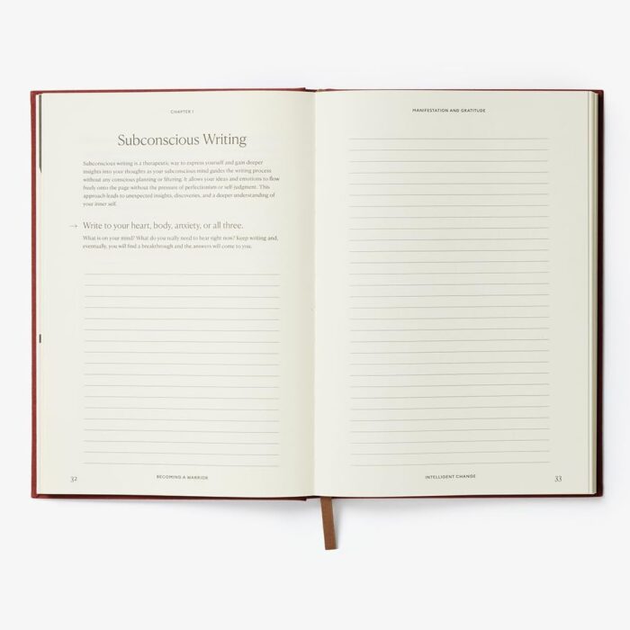 1747343165 becoming a warrior guided journal for women 100 prompts for self discovery gratitude facing fears b5 large undated manifestation journal notebook for long format writing reflection created.jpg