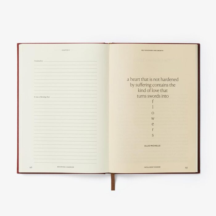 1747343171 becoming a warrior guided journal for women 100 prompts for self discovery gratitude facing fears b5 large undated manifestation journal notebook for long format writing reflection created.jpg
