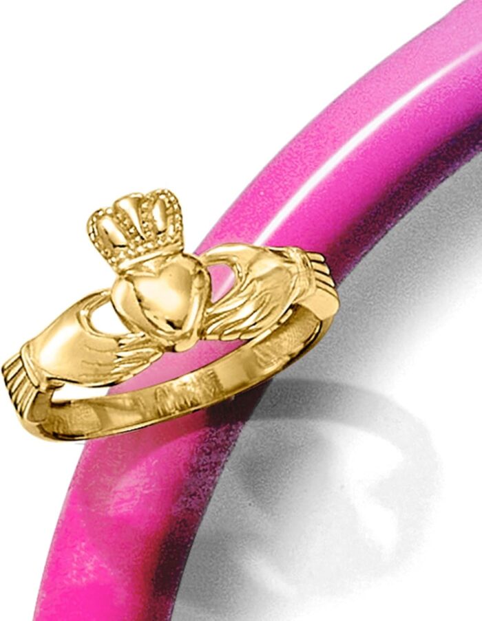 1747347877 ross simons 14kt yellow gold claddagh ring.jpg
