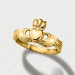 1747347879 ross simons 14kt yellow gold claddagh ring.jpg