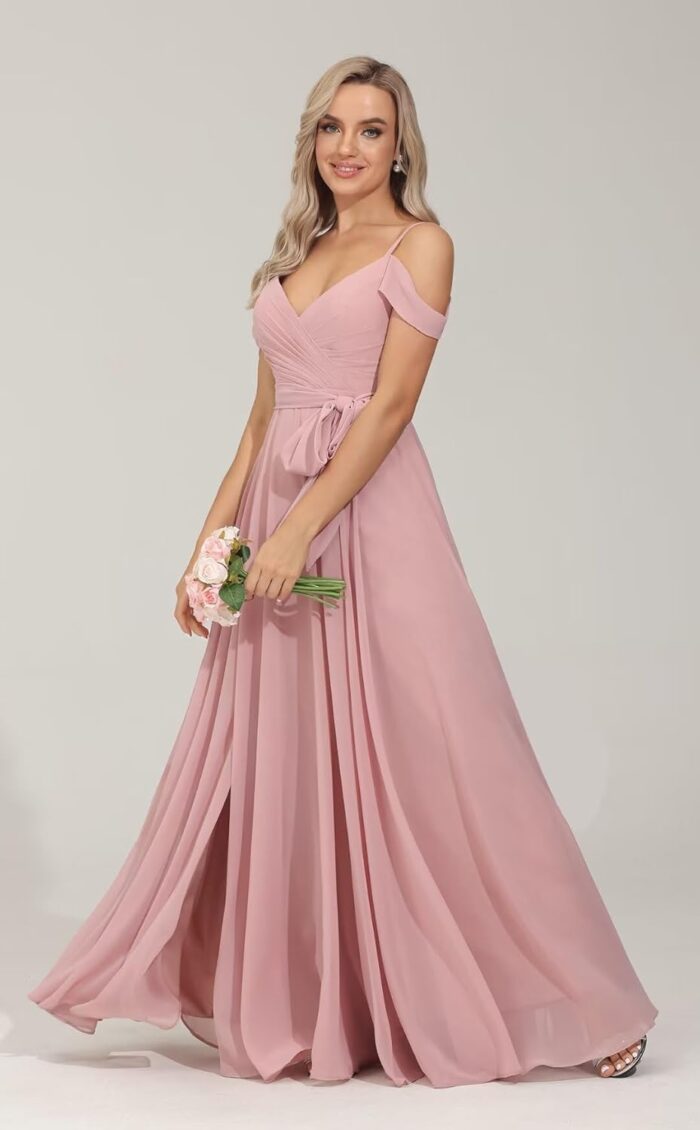 1747349197 off shoulder bridesmaid dresses 2025 new chiffon pleated wedding guest dresses formal evening dress for womenr49.jpg