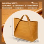 1747353149 tannery genuine full grain leather shoulder tote bag for women large handbag ladies purse adjustable strap satchel travel bag.jpg