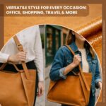 1747353153 tannery genuine full grain leather shoulder tote bag for women large handbag ladies purse adjustable strap satchel travel bag.jpg