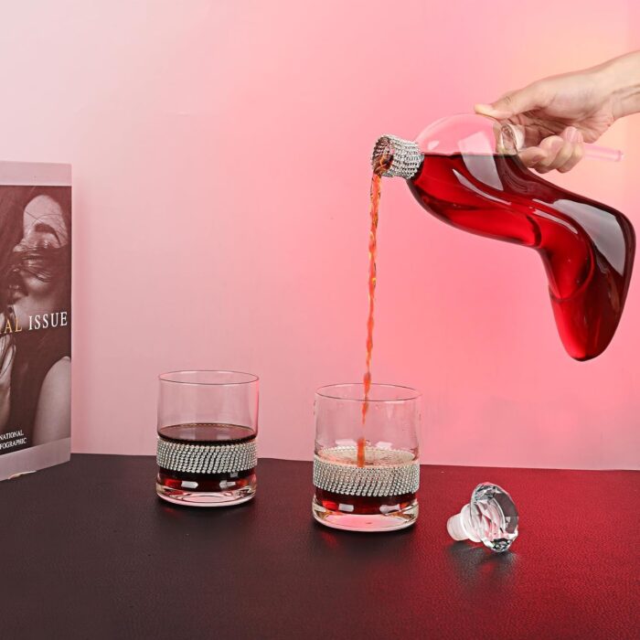 1747360758 crystal high heel shaped whiskey decanter elegant 750ml glass for wine vodka and spirits stylish design for women and girls 750ml.jpg