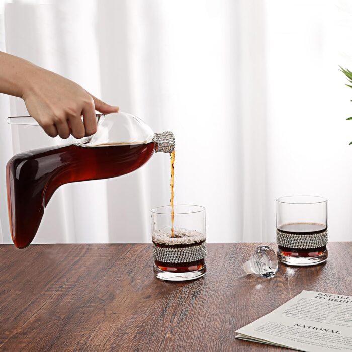 1747360761 crystal high heel shaped whiskey decanter elegant 750ml glass for wine vodka and spirits stylish design for women and girls 750ml.jpg