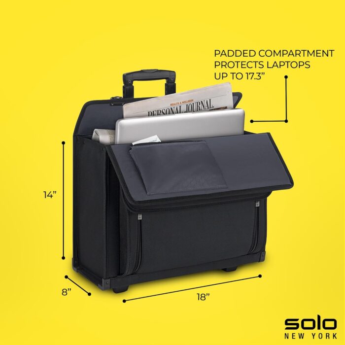1747364832 solo new york rolling catalog case with wheels roller laptop bag wheeled briefcase for women men carry on size for travel litigation bag for lawyers fits 17.3 computer classic black.jpg