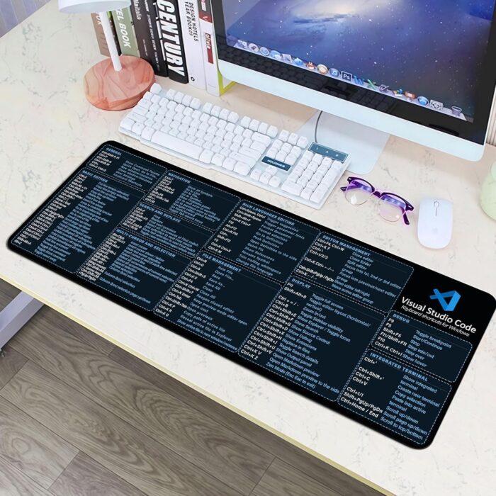 1747368533 visual studio code shortcuts mouse mat for designer quick reference guide cheats sheet mouse pad office supplies keyboard tips gifts for beginner photographers gifts mouse pad kmh.jpg