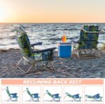 1747372278 backpack beach chairs for adults folding heavy duty camping chair with storage pouch cup holder towel rack lightweight adjustable chair for outdoortravel 2pcs tropical foliage.jpg