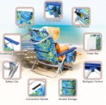 1747372279 backpack beach chairs for adults folding heavy duty camping chair with storage pouch cup holder towel rack lightweight adjustable chair for outdoortravel 2pcs tropical foliage.jpg