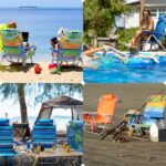 1747372282 backpack beach chairs for adults folding heavy duty camping chair with storage pouch cup holder towel rack lightweight adjustable chair for outdoortravel 2pcs tropical foliage.jpg