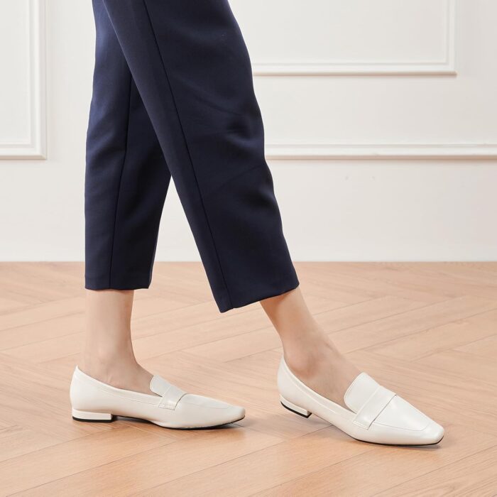 1747377375 c.paravano loafers for women slip ons penny loafers comfortable dressy for formal casual wear square toe flats for office.jpg