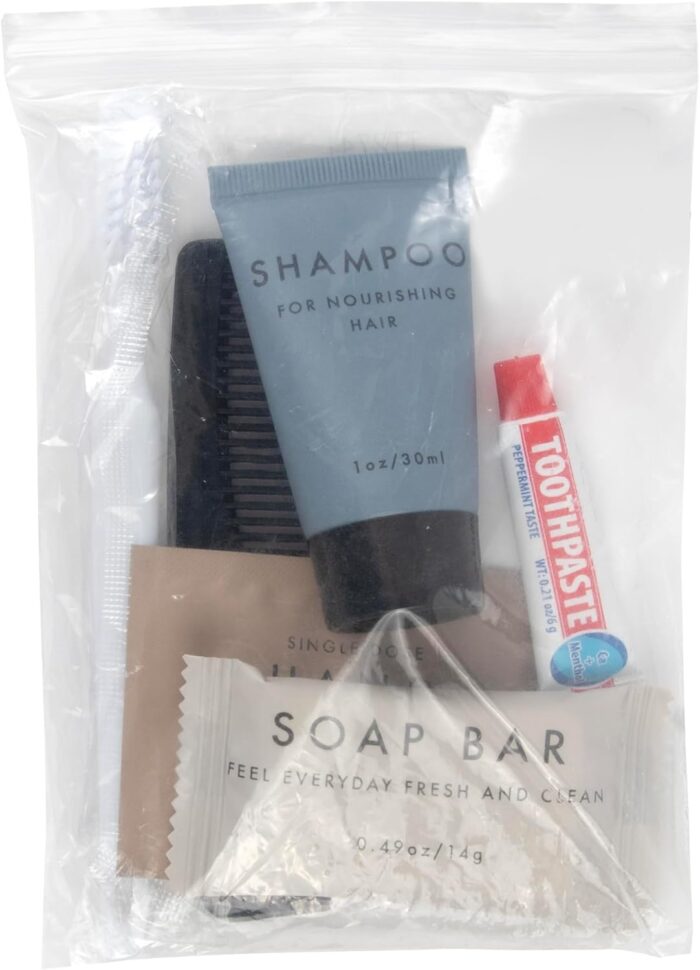 1747379598 45 piece camping backpack outdoor hygiene kit essentials individually wrapped personal hygiene kits for homeless men women 12 kits of 45 pieces.jpg