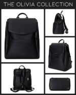1747382971 leather diaper bag backpack with usb charging port changing pad stroller straps and bottle holder black olivia.jpg