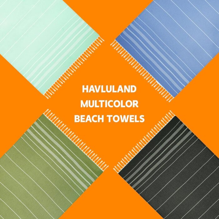 1747383241 havluland turkish beach towels oversized 100 cotton bulk large bath pool towel quick dry absorbent sand free light weight travel blanket summer essentials clearance set of 20.jpg