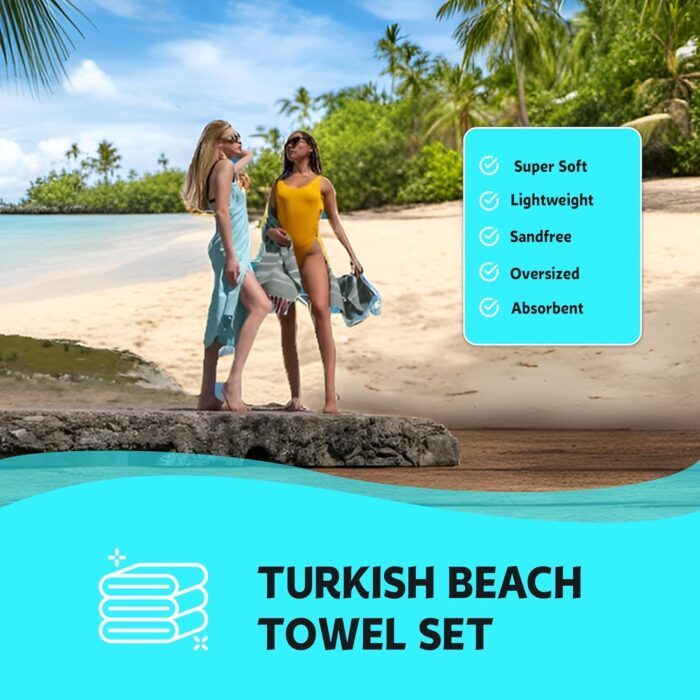 1747383244 havluland turkish beach towels oversized 100 cotton bulk large bath pool towel quick dry absorbent sand free light weight travel blanket summer essentials clearance set of 20.jpg