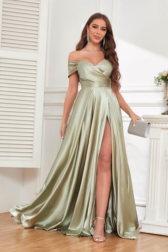 1747386073 solodish satin prom dresses for women 2025 off the shoulder gold formal dress ball gown with slit size 10.jpg