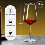 1747399048 set of 2 hand blown crystal wine glasses 12oz clear glassware with long stem for red and white wine perfect christmas gifts for women and men wedding and birthday gifts 6 set.jpg