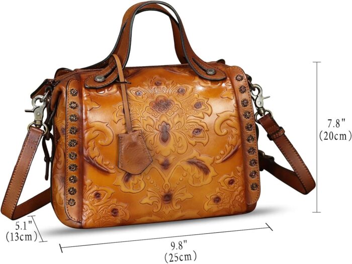 1747405437 genuine leather purses and handbags for women vintage embossed leather satchel bags shoulder bag crossbody with strap.jpg