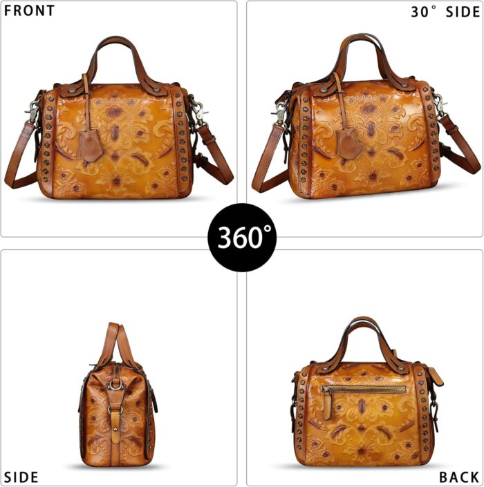 1747405438 genuine leather purses and handbags for women vintage embossed leather satchel bags shoulder bag crossbody with strap.jpg