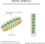 1747413697 certified lab grown emerald eternity band with moissanite aaaa quality emerald wedding band ideal for gift.jpg