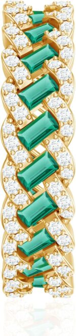 1747413701 certified lab grown emerald eternity band with moissanite aaaa quality emerald wedding band ideal for gift.jpg