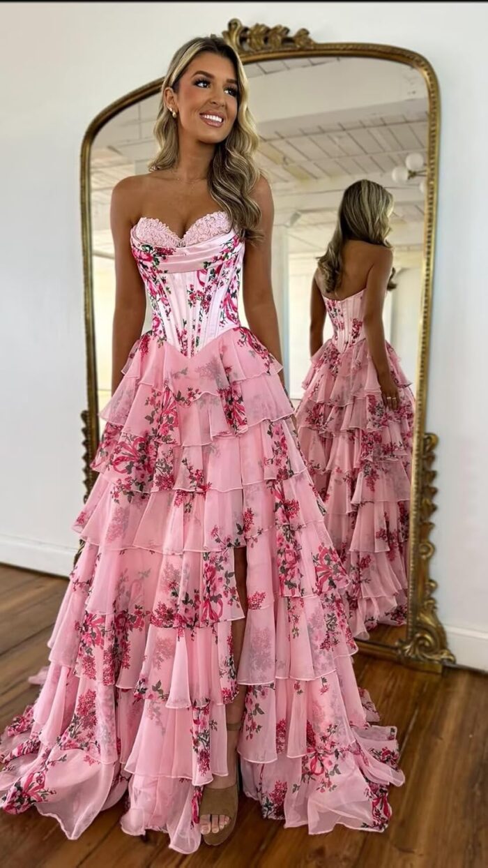 1747419271 floral prom dresses for women tiered chiffon a line sweetheart prom dress with slit lw017.jpg