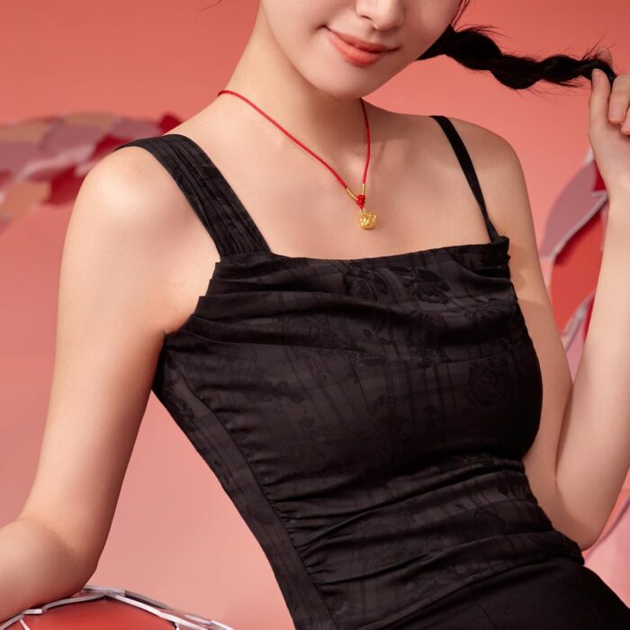 1747422570 24k solid gold pendant snake necklace chinese zodiac pure gold cute animal jewelry red braided necklace for women mom birthday new year christmas 25.6 29.5.jpg