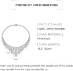 1747426236 14k white gold moissanite choker for women exquisite branch inspired design with natural crystal lock luxury statement jewelry.jpg