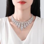 1747426237 14k white gold moissanite choker for women exquisite branch inspired design with natural crystal lock luxury statement jewelry.jpg