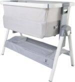 1747428653 venice child california dreaming bedside crib bassinet wtravel case bamboo bassinet sheet removable bamboo compressed cotton mattress height adjustable easy clean gray.jpg