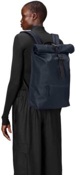 1747443357 rains rolltop rucksack backpack waterproof backpack for women and men rucksack for travel and work blue.jpg