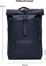 1747443359 rains rolltop rucksack backpack waterproof backpack for women and men rucksack for travel and work blue.jpg