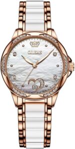 1747444596 olevs watch for women automatic self winding mechanical ladies wrist watch big face two tone stainless steel ceramic bracelet heart diamond fashion luxury ceramic band luminous waterproof….jpg