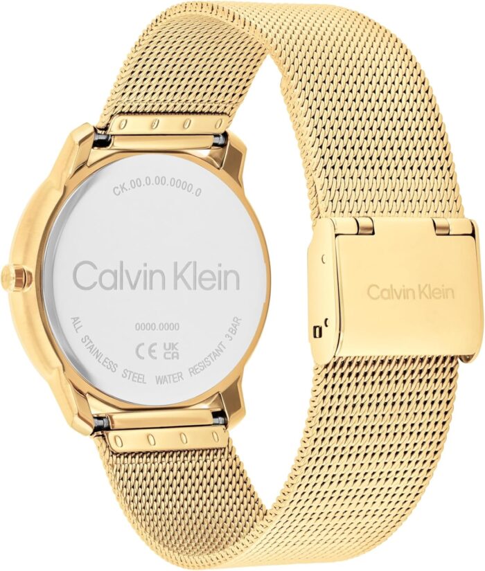 1747451971 calvin klein womens ck iconic 35mm 2h quartz watch stainless steel mesh bracelet water resistance 30 meters – premium fashion timepiece for everyday style gift for her.jpg
