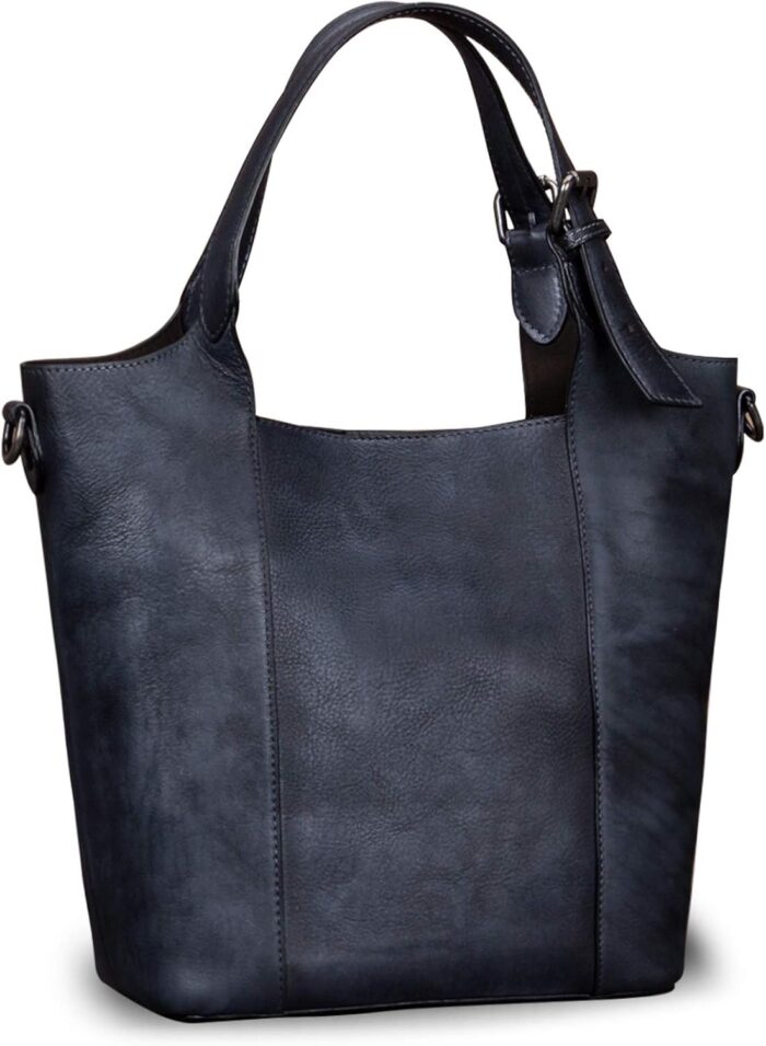 1747453454 genuine leather handbag for women vintage handmade shoulder bag purse tote cowhide satchel crossbody top handle bag.jpg