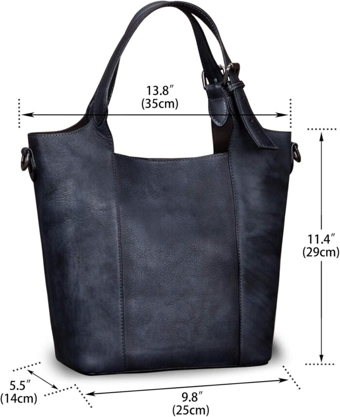 1747453460 genuine leather handbag for women vintage handmade shoulder bag purse tote cowhide satchel crossbody top handle bag.jpg