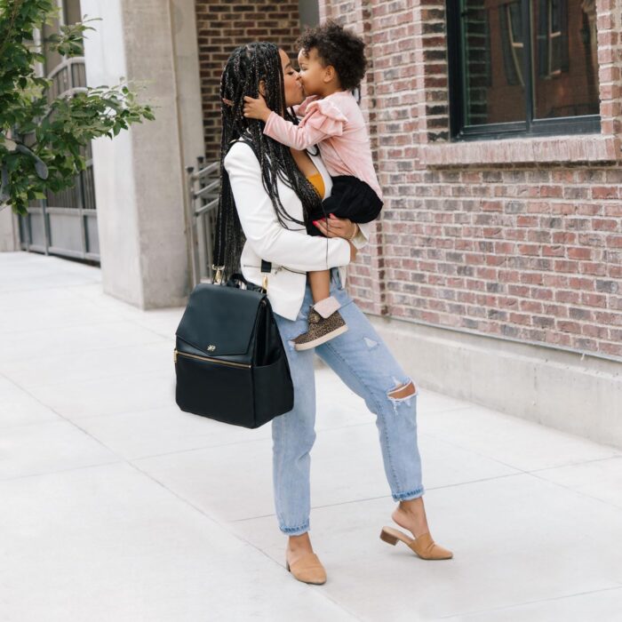 1747460783 freshly picked classic ii diaper bag backpack wipeable vegan leather with changing pad convertible ebony v2.jpg