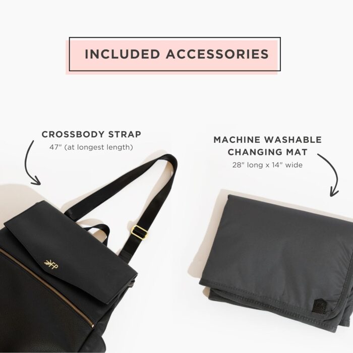 1747460787 freshly picked classic ii diaper bag backpack wipeable vegan leather with changing pad convertible ebony v2.jpg