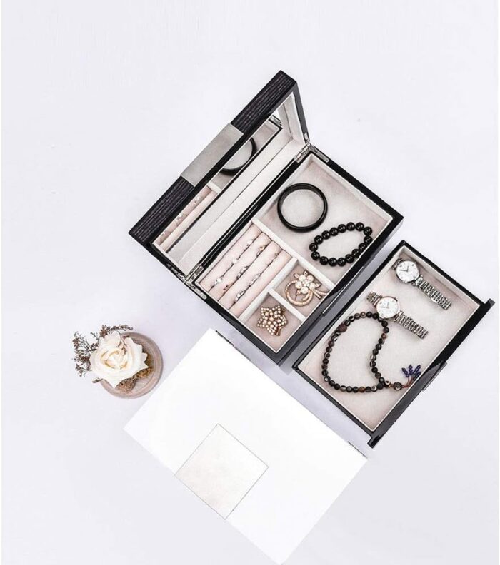 1747461511 qgkyxt gift for women jewelry boxes jewelry box wooden showcase high end modern style simple multi layer high capacity desktop storage box for jewelry new year presents white black.jpg