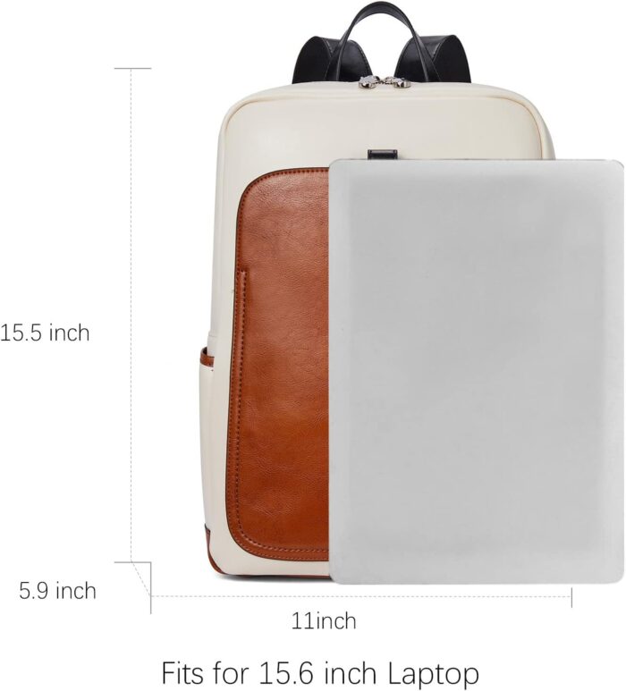 1747461705 bostanten leather laptop backpack for women15.6 inch computer backpack purse college daypack work travel bag beige brown.jpg