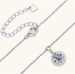 1747462981 classic 2 carat round cut diamond pendant necklace in sterling silver bezel set white diamond diamond jewelry for women.jpg