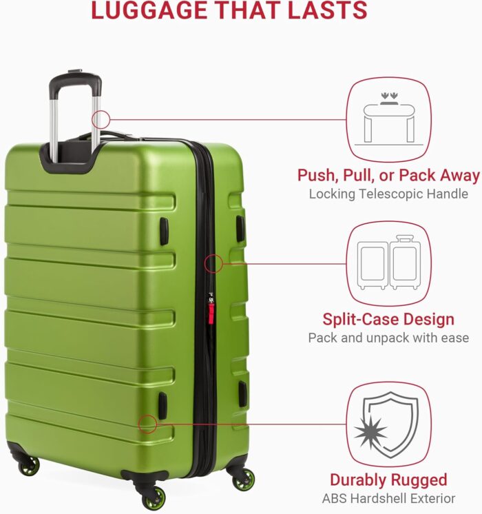 1747469142 swissgear 7366 hardside expandable luggage with spinner wheels green checked large 27 inch.jpg
